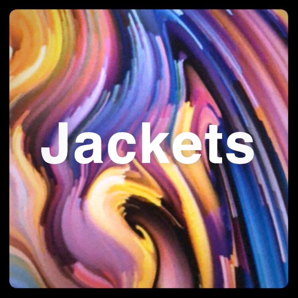 Jackets and sweatshirts below...